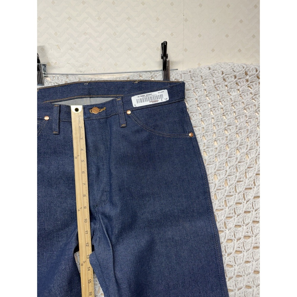 Wrangler Western Jeans Men 34x33 Blue Denim Pro Rodeo Fits Boot Cowboy Cut 13MWZ - Picture 6 of 9